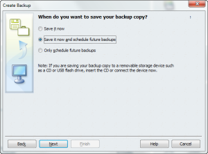 Automatic backups in QuickBooks® Figure 1.3